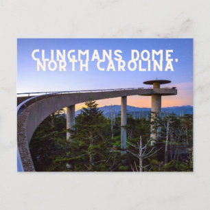 Cartão Postal Clingmans Dome, Cartão-postal da Carolina do Norte