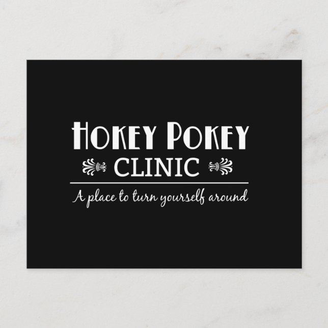 Cartão Postal Clínica Hokey Pokey (Frente)