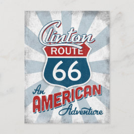 Cartão Postal Clinton Route 66 Vintage America Oklahoma