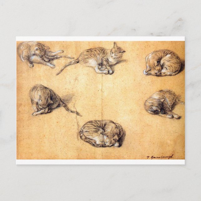 Cartão Postal clip-gato-art-8 (Frente)