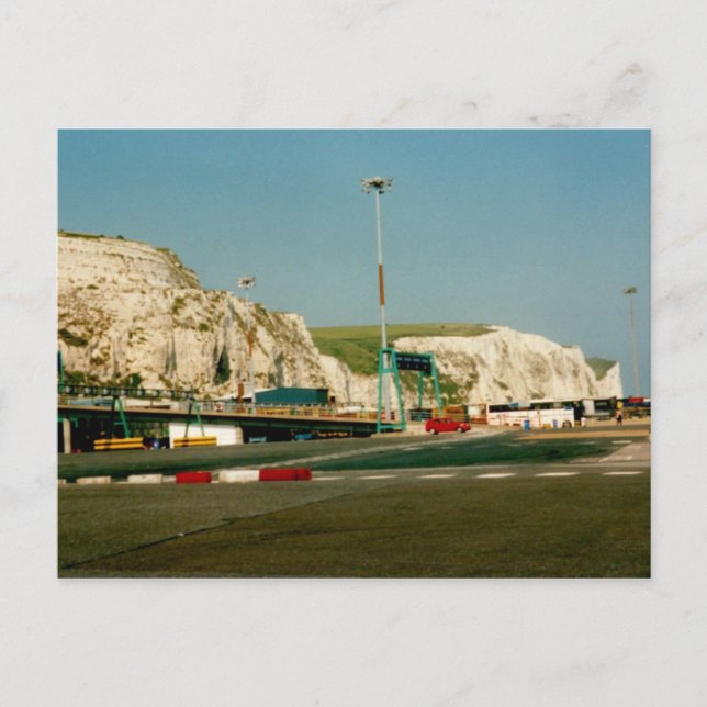 Cartão Postal Clipes de Dover - Inglaterra (Frente)