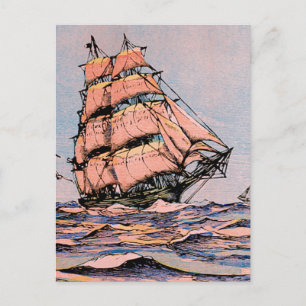 Cartão Postal Clipper Ship Ann McKim