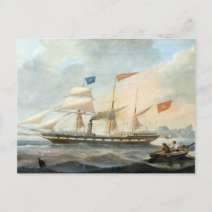 Cartão Postal Clipper Ship o Marshall 1847