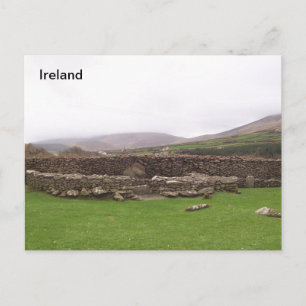 Cartão Postal clochan, Risac, Kerry, Irlanda