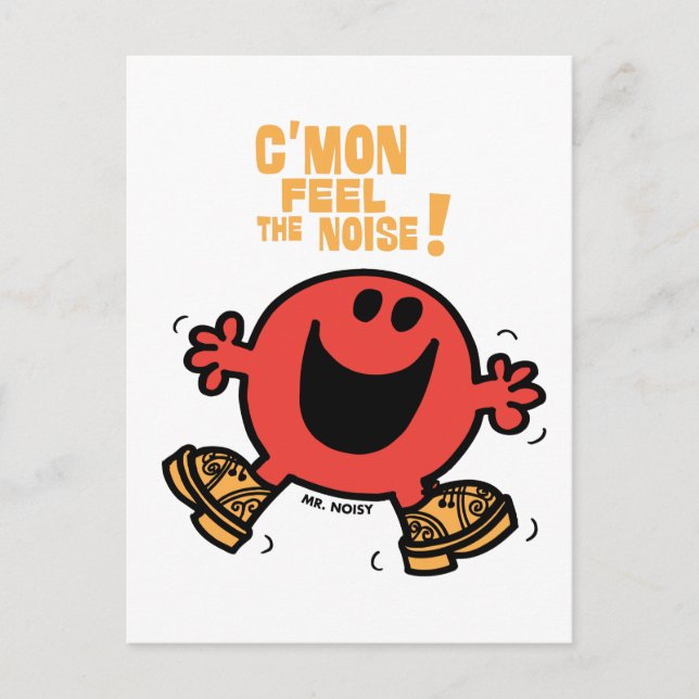 Cartão Postal Clog Dancing Mr Noisy (Frente)