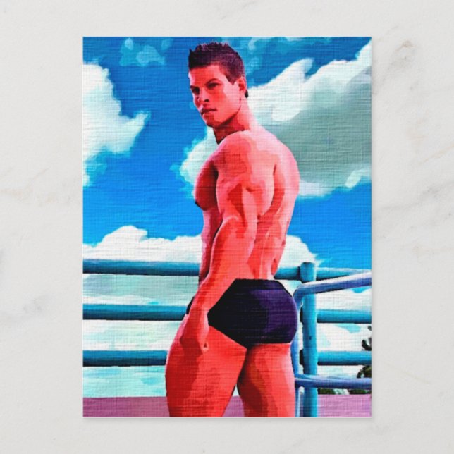 Cartão Postal Cloud 9 Hunk (Frente)