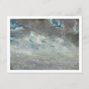 Cartão Postal Cloud Study, 1821 (petróleo no papel no conselho)