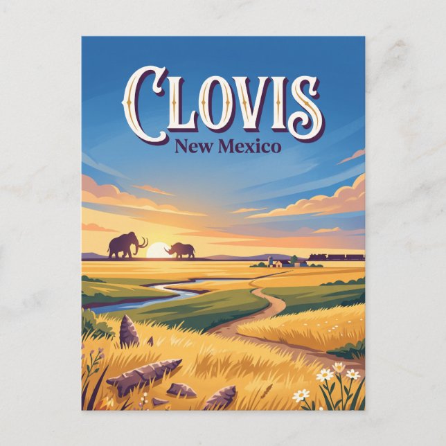 Cartão Postal Clovis, Novo México (Frente)