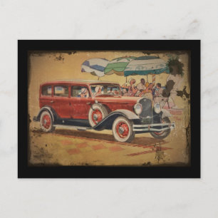 Cartão Postal Club Sedan em Praia