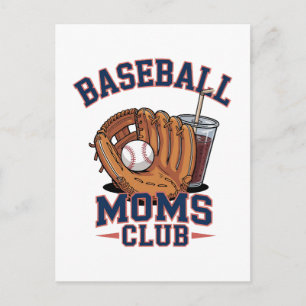 Cartão Postal Clube das Mães de Beisebol Dia das Mães