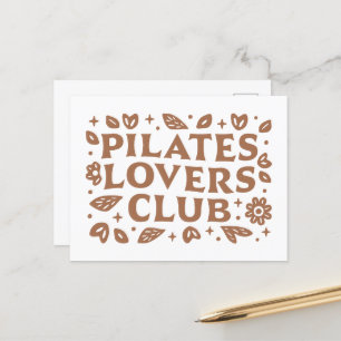 Cartão Postal Clube de amantes de pilates