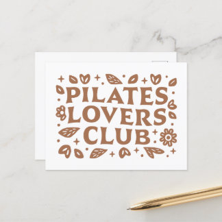 Cartão Postal Clube de amantes de pilates