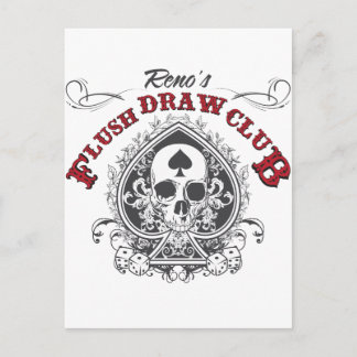 Cartão Postal Clube de Desenhar de Flush