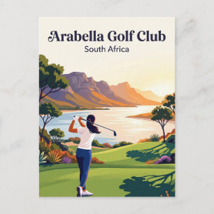 Cartão Postal Clube de Golfe Arabella África do Sul