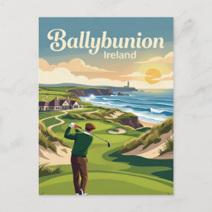 Cartão Postal Clube de Golfe Ballybunion, Irlanda