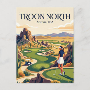 Cartão Postal Clube de Golfe Troon North EUA