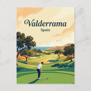 Cartão Postal Clube de Golfe Valderrama, Sotogrande Espanha