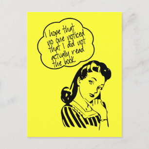 Cartão Postal Clube de Livro - Espero - Retro