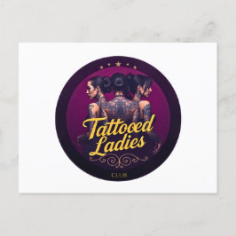 Cartão Postal Clube de Mulheres Tatuadas, Roxo