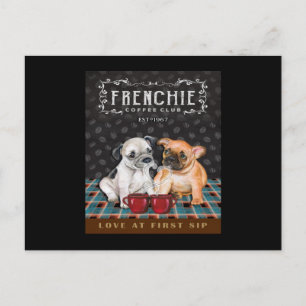 Cartão Postal Clube Francês de Café Buldogue