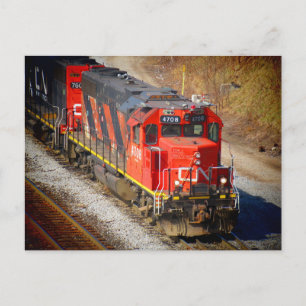 Cartão Postal CN 4708 H.M.S. Hockeypokey locomotiva