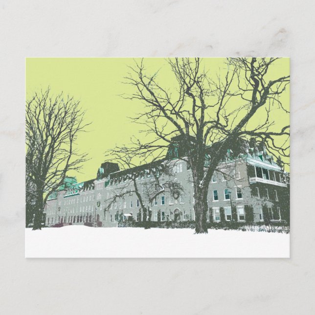 Cartão Postal Cô te-des-Neiges (Frente)