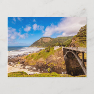 Cartão Postal Coastline Cook's Chasm, Yachats, Oregon