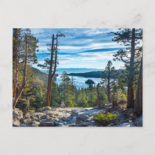 Cartão Postal Coastline Emerald Bay, Lake Tahoe, Califórnia