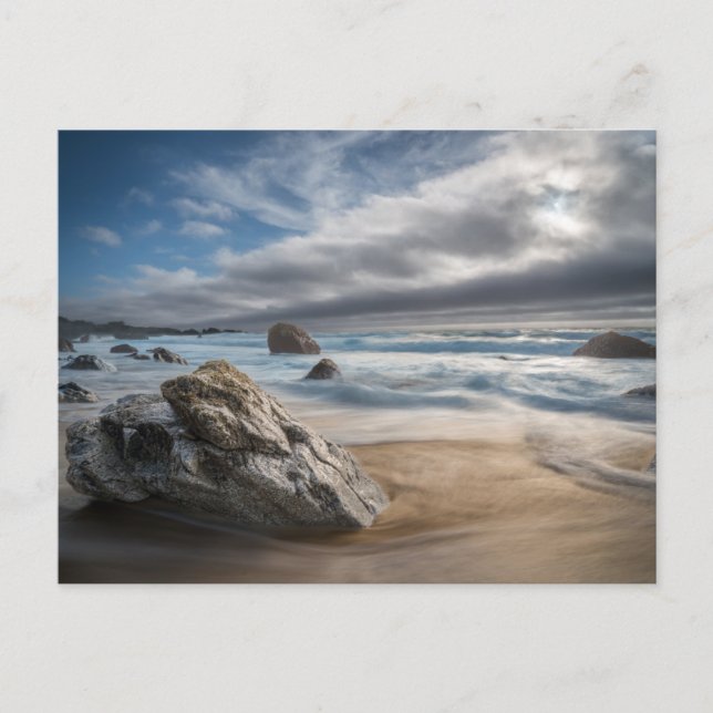 Cartão Postal Coastline | Stormy Big Sur, Califórnia (Frente)