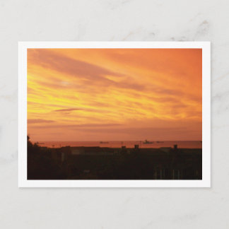 Cartão Postal Coastline Sunrise