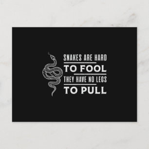 Cartão Postal Cobra Cobra Réptil Snakers Animal Pet Funny Gift