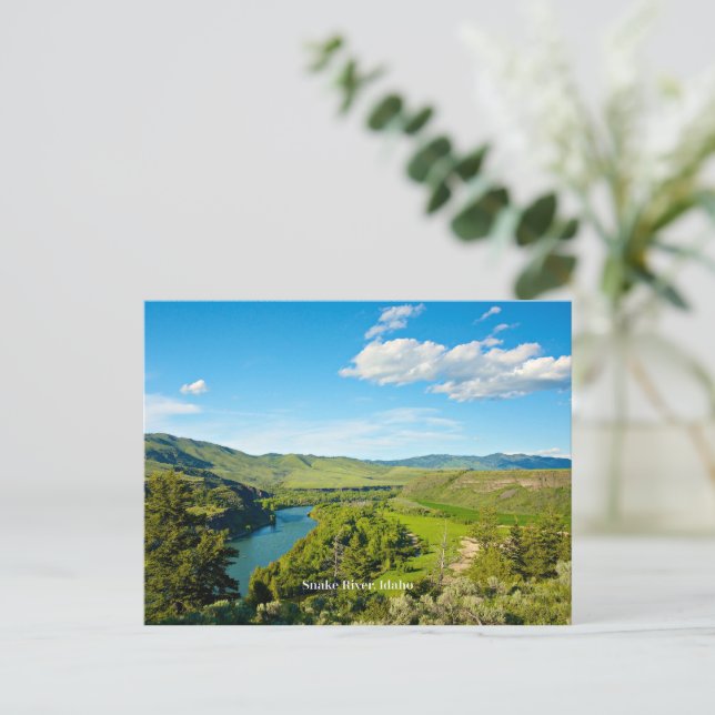 Cartão Postal Cobra River, Idaho Central, (Em pé/Frente)