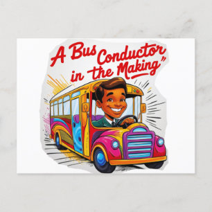 Cartão Postal Cobrador de ônibus, cobrador de autocarro