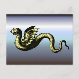 Cartão Postal Cobras de Criaturas Míticas
