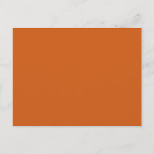Cartão Postal Cobre Cor Sólida Fundo Branco