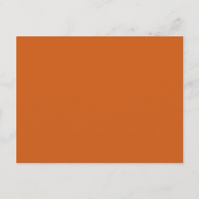 Cartão Postal Cobre Cor Sólida Fundo Branco (Frente)