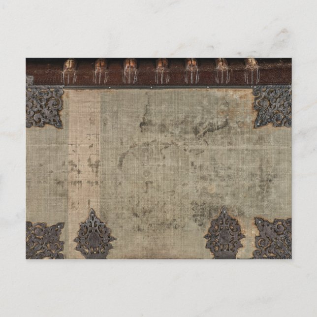 Cartão Postal Cobrir antigo com dobradiças metálicas (Frente)