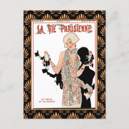 Cartão Postal Cobrir da revista 1920 La Vie Parisienne