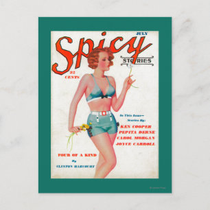 Cartão Postal Cobrir da Revista Spicy