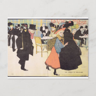 Cartão Postal Cobrir de "La Vie en Rosa", 1903 (col