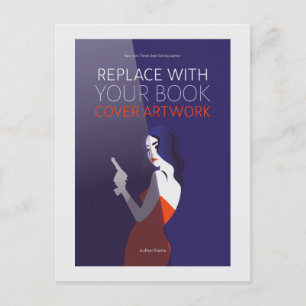 Cartão Postal Cobrir de Livro   Promocional de Lançamento do Li