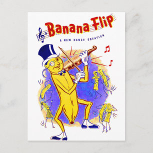 Cartão Postal cobrir de Sacudir de Banana de 1950