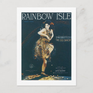 Cartão Postal Cobrir do Rainbow Isle Vintage Songbook