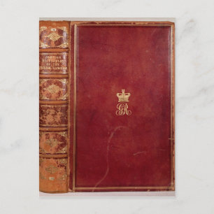 Cartão Postal Cobrir frontal do dicionário de Johnson