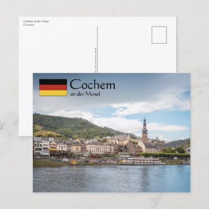 Cartão Postal Cochem Alemanha