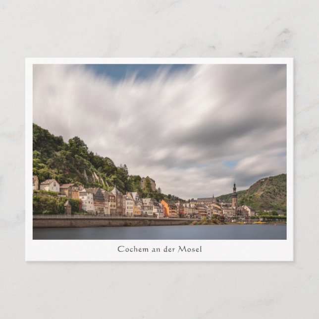 Cartão Postal Cochem Mosel Alemanha (Frente)
