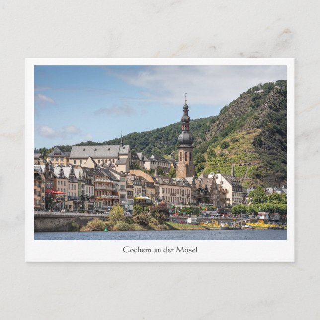 Cartão Postal Cochem Moselle (Frente)