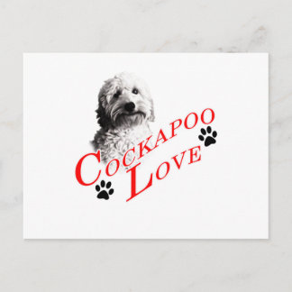 Cartão Postal Cockapoo Love