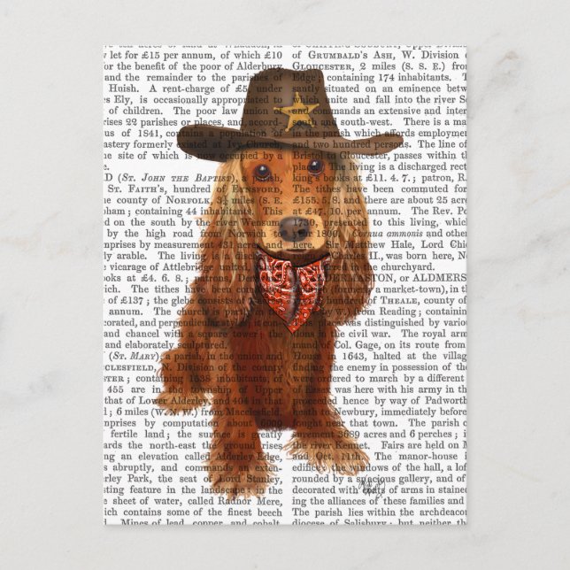 Cartão Postal Cocker Spaniel Cowboy 2 (Frente)