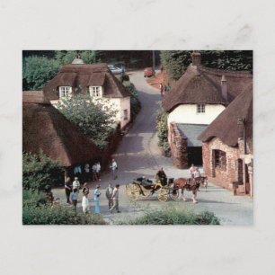Cartão Postal Cockington Forge Torquay Vila Vintage